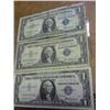 Image 1 : 3-1957 $1 SILVER CERTIFICATES (1 IS A STAR NOTE)