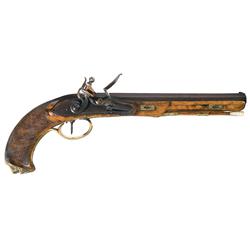 Swiss Ulrich Flintlock Target Pistol