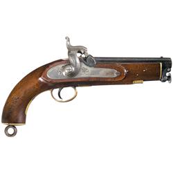 British Tower Marked Percussion Military Pistol Dated 1849