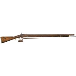 East Indies Percussion Musket with Bayonet