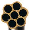Image 2 : Unidentified Brass Framed Matchlock Pepperbox Hand Cannon