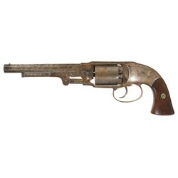 Scarce U.S. Martially Inspected Civil War C.S. Pettingill Army  Model Percussion Revolver