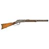 Image 1 : Factory Engraved Winchester Model 1873 Lever Action Short Rifle with Cody Verification Letter