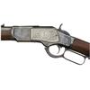 Image 2 : Factory Engraved Winchester Model 1873 Lever Action Short Rifle with Cody Verification Letter