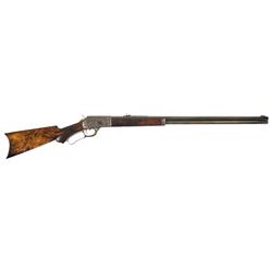 Factory Engraved Marlin Model 1889 Lever Action Rifle with Cody Verification