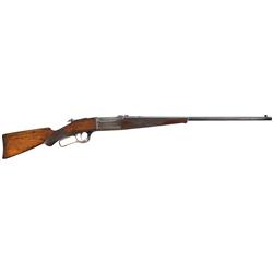 Factory Engraved Savage Model 1899-C Lever Action Rifle with Roe Clark Letter