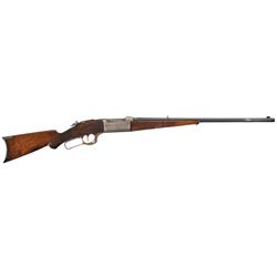 Factory Engraved Savage Model 1899 Lever Action Rifle with Roe Clark Letter