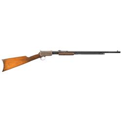 Desirable Winchester Model 1890 Slide Action 22 Short Rifle with Casehardened Receiver and Buffalo B