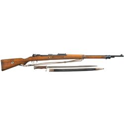 Double Dated Rework Danzig GEW 98 Bolt Action Rifle with Nazi Proof and Bayonet