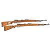 Image 1 : Two WWII Nazi Model 98K Rifles A) Gustloff-Werke "bcd/ 4" Code Model 98K Bolt Action Rifle with Bayo