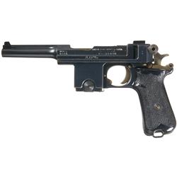 Pieper Bergmann Patent Model 1910/21 Semi-Automatic Pistol