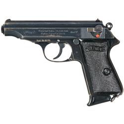 WWII Walther PP Semi-Automatic Pistol with German and Danish Police Markings