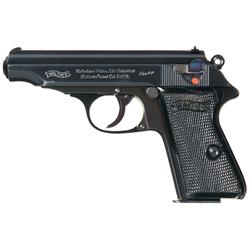 Excellent Pre-War Commercial Walther PP Semi-Automatic Pistol