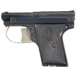 Engraved St. Etienne Le Francais Pocket Pistol