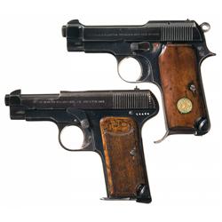 Collector's Lot of Two Beretta Semi-Automatic Pistols A) Beretta Model 1931 Semi-Automatic Pistol 