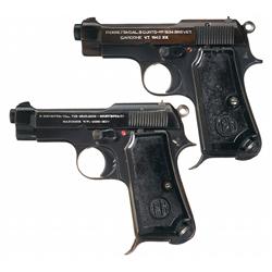 Collector's Lot of Two Beretta Semi-Automatic Pistols A) Beretta Model 1934 Army Semi-Automatic Pist