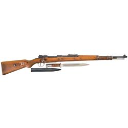 Excellent Pre-War 1933 Dated Mauser Banner DRP Rifle with Sling Bayonet and Scabbard