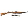 Image 1 : J.P. Sauer "ce/ 42" Code Model 98 Bolt Action Rifle with Bayonet