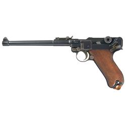 DWM 1918 Dated Artillery Luger Pistol with Cleaning Rod