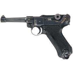 Mauser "byf" Code 1941 Production P.08 Luger Pistol