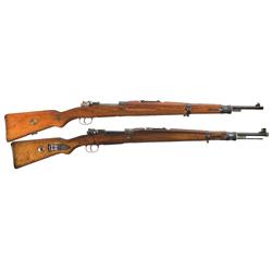 Two CZ Model VZ24 Bolt Action Rifles A) Japanese Naval Landing Forces Contract CZ Model VZ24 Bolt Ac