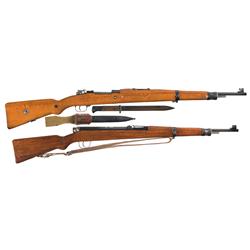 One Bolt Action Rifle and One Training Air Rifle A) Iranian (Persian) Model VZ24 Bolt Action Rifle w