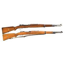 Two Czech Bolt Action Rifles A) CZ Model VZ24 Bolt Action Rifle 