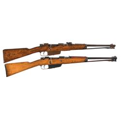 Two Italian Long Guns A) Italian Youth Training Rifle with Bayonet 