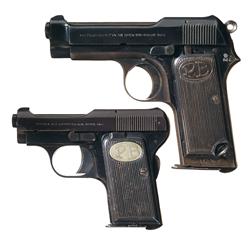 Collector's Lot of Two Beretta Semi-Automatic Pistols A) Beretta Model 1923 Army Semi-Automatic Pist