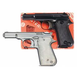 Two Astra Model 4000 Falcon Semi-Automatic Pistols A) Astra Model 4000 Falcon Semi-Automatic Pistol 
