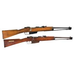 Two Italian Youth Rifles A) Italian Youth Training Rifle with Bayonet 