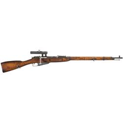 Finnish Mosin Nagant Sniper Rifle with Scope