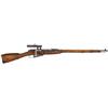 Image 1 : Finnish Mosin Nagant Sniper Rifle with Scope