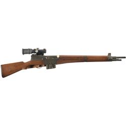 French MAS Model 1949 Semi-Automatic Sniper Rifle with Magazine Pouch and Two Extra Magazines and Ba