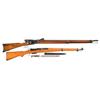Image 1 : Two Swiss Bolt Action Rifles A) Vetterli Model 1878 Bolt Action Rifle 