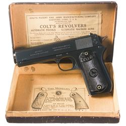 Near New Colt Model 1903 Pocket (Hammer) Semi-Automatic Pistol with Original Box and Accessories