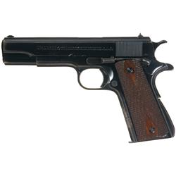 Desirable Early Production Colt Government Model .45 Semi-Automatic National Match Pistol
