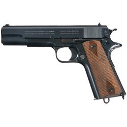 Exceptional Pre-War Colt Government Model Semi-Automatic Pistol with Custom Colt Case