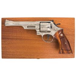 Factory Engraved Smith & Wesson Model 29-2 Double Action Revolver with Case