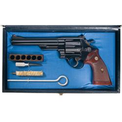Excellent Early Smith & Wesson Model 29 Double Action Revolver with Case and Accessories