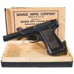 Outstanding Savage Arms Corporation Model 1917 Semi-Automatic Pistol with Box