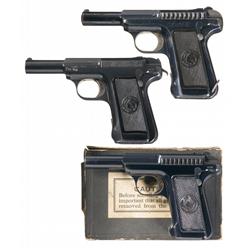Collector's Lot of Three Savage Model 1907 Semi-Automatic Pistols A) Savage Model 1907 Semi-Automati