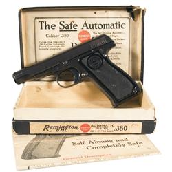 Early Remington Model 51 Semi-Automatic Pistol with Box