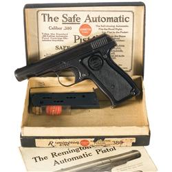 Early Remington Model 51 Semi-Automatic Pistol with Box