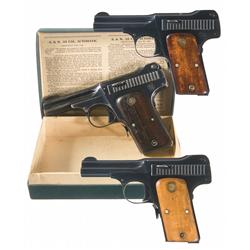 Collector's Lot of Three Smith & Wesson Model of 1913 Semi-Automatic Pistols A) Smith & Wesson Model