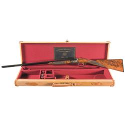Cased Engraved Connecticut Shotgun RBL Model Double Barrel Box lock 28 Gauge Shotgun