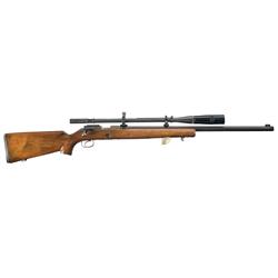 Winchester Model 52B Heavy Barrel Target Rifle with Lyman Telescopic Sight