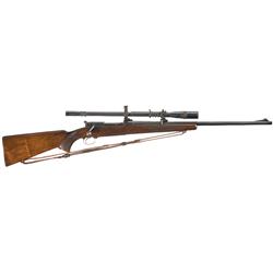 Early Pre-64 Winchester Model 70 .22 Hornet Bolt Action Rifle with Unertl Telescopic Sight
