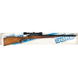 Sako Vixen Varmint Bolt Action Rifle with Scope, Box, and Ammunition