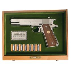 Cased Colt Model 1911A1 WWII Pacific Theater Commemorative Semi-Automatic Pistol